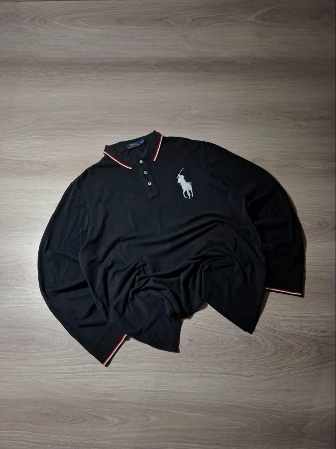 Polo Ralph Lauren Black Long Sleeve Classic Collar Shirt