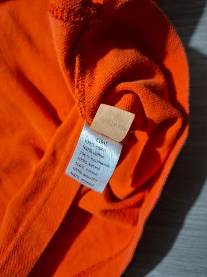 Lacoste Orange Polo Shirt