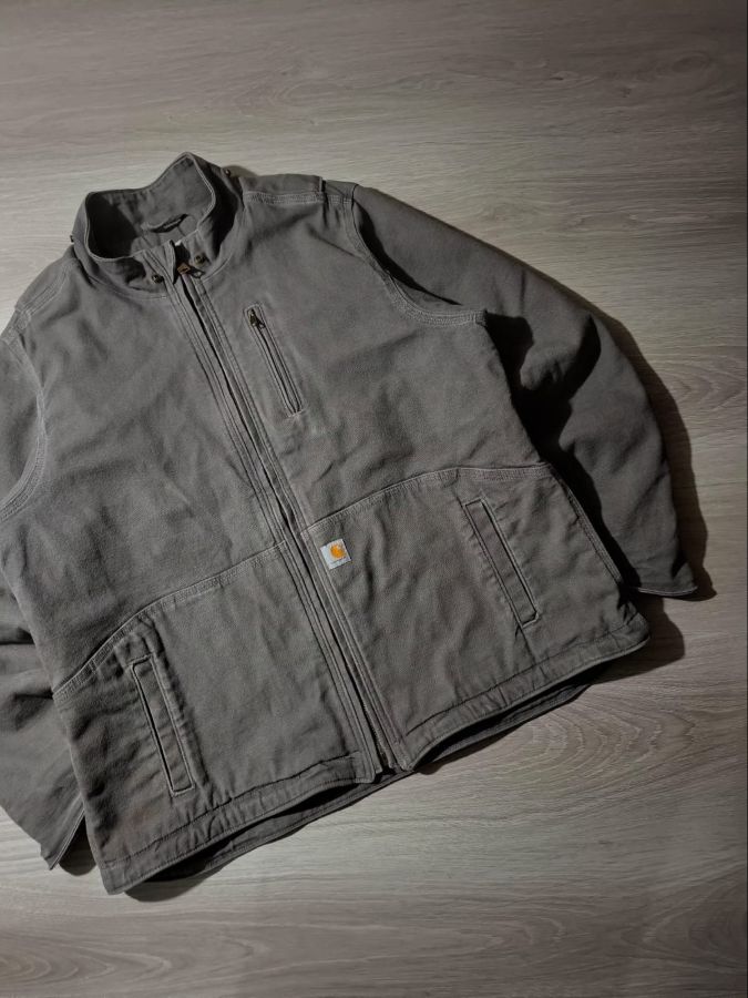 Carhartt Grey Full-Swing Twill Jacket