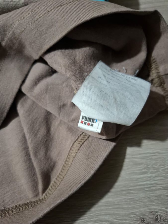 Puma Taupe Tribal Graphic Polo