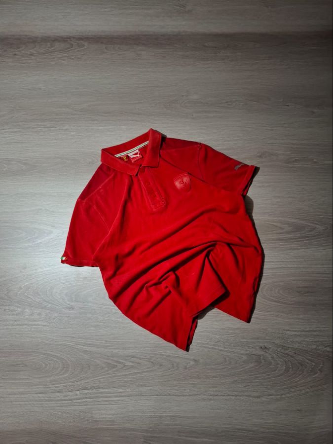 Puma Ferrari Tonal Red Polo
