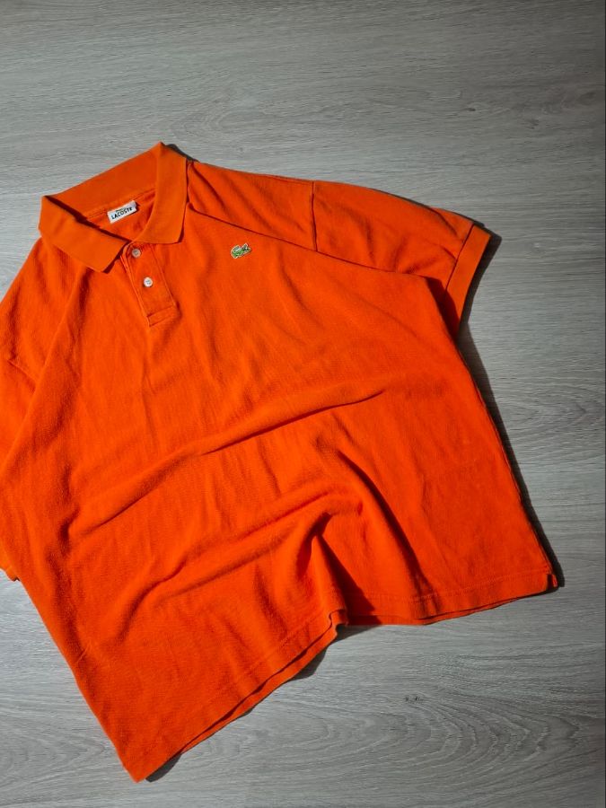 Lacoste Orange Polo Shirt