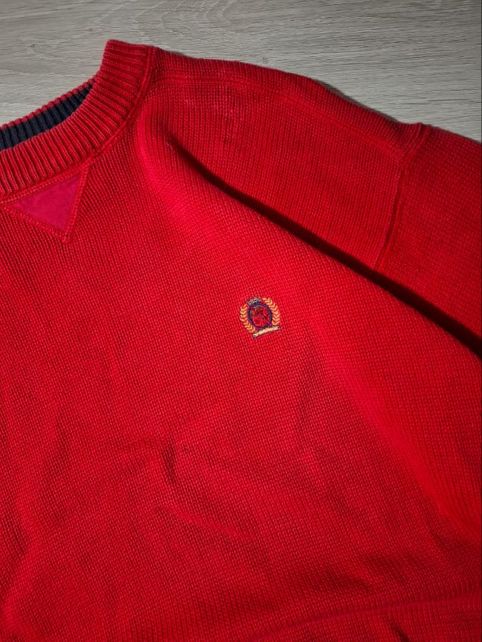 Tommy Hilfiger Vintage 90s Knit Sweater Red