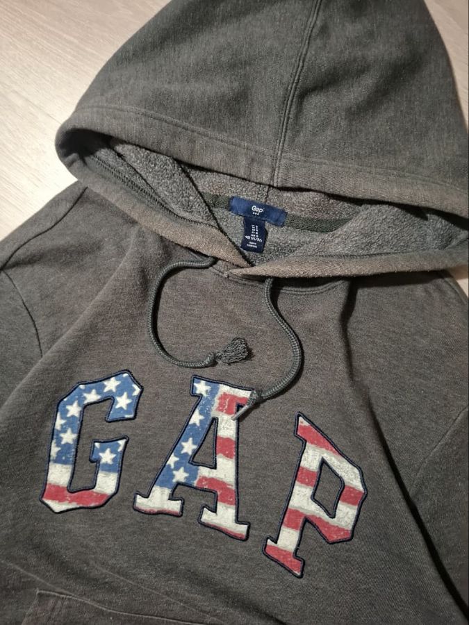 Vintage Gap USA Flag Hoodie