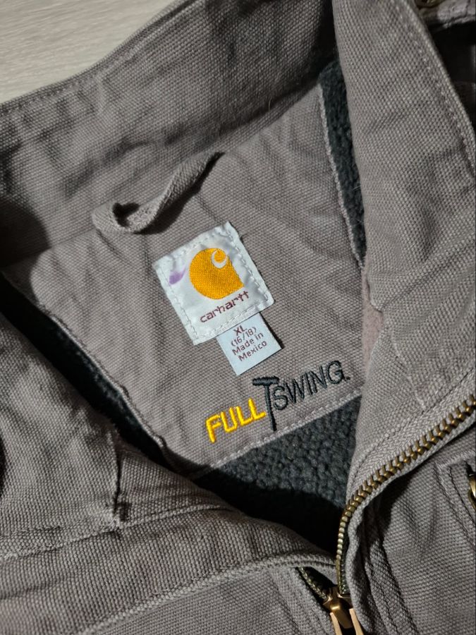 Carhartt Grey Full-Swing Twill Jacket