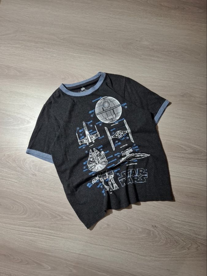 Disney Parks Star Wars Death Star Millennium Falcon T-shirt Tee