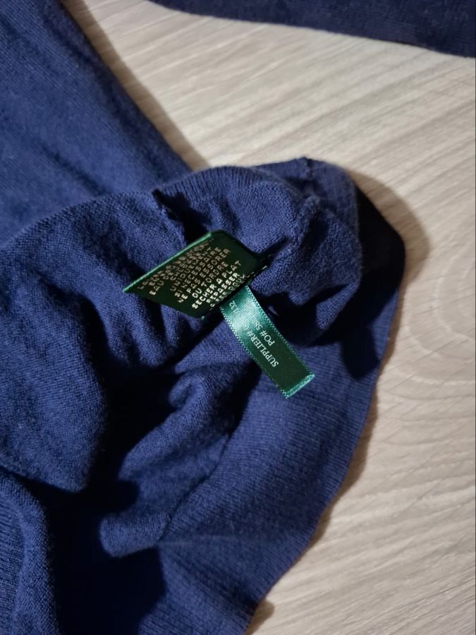 Lauren Ralph Lauren Navy Knit Cardigan