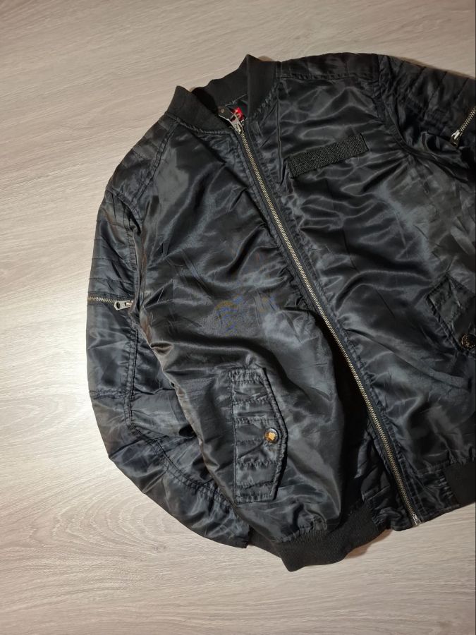 South Pole Black Bomber Jacket Youth Size