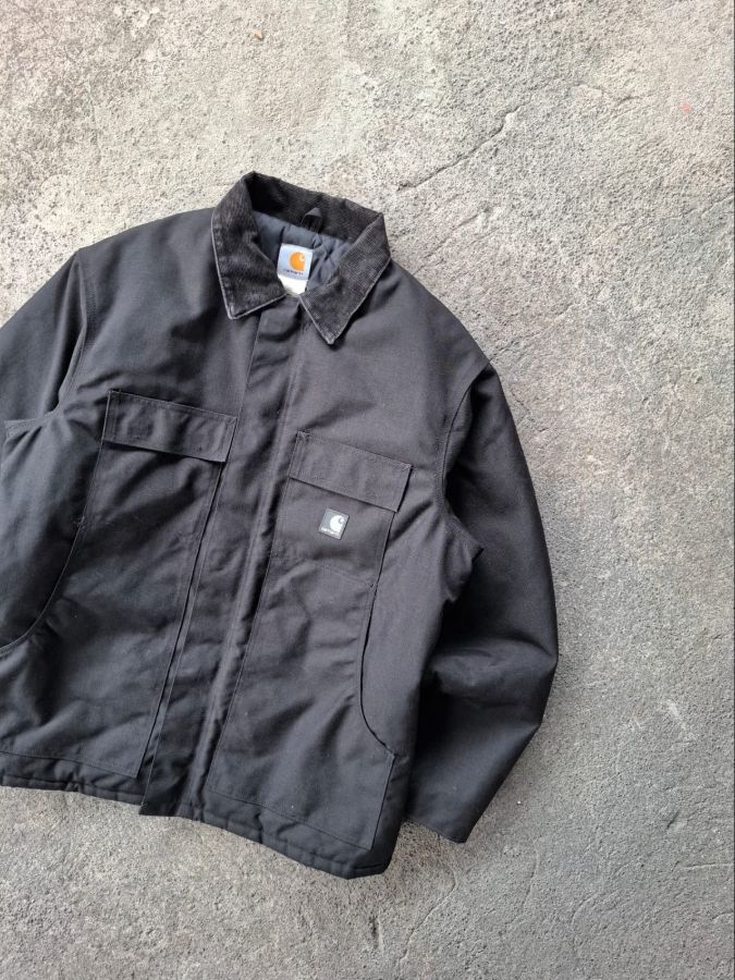 Carhartt Traditional Coat C55 BLK Y2K