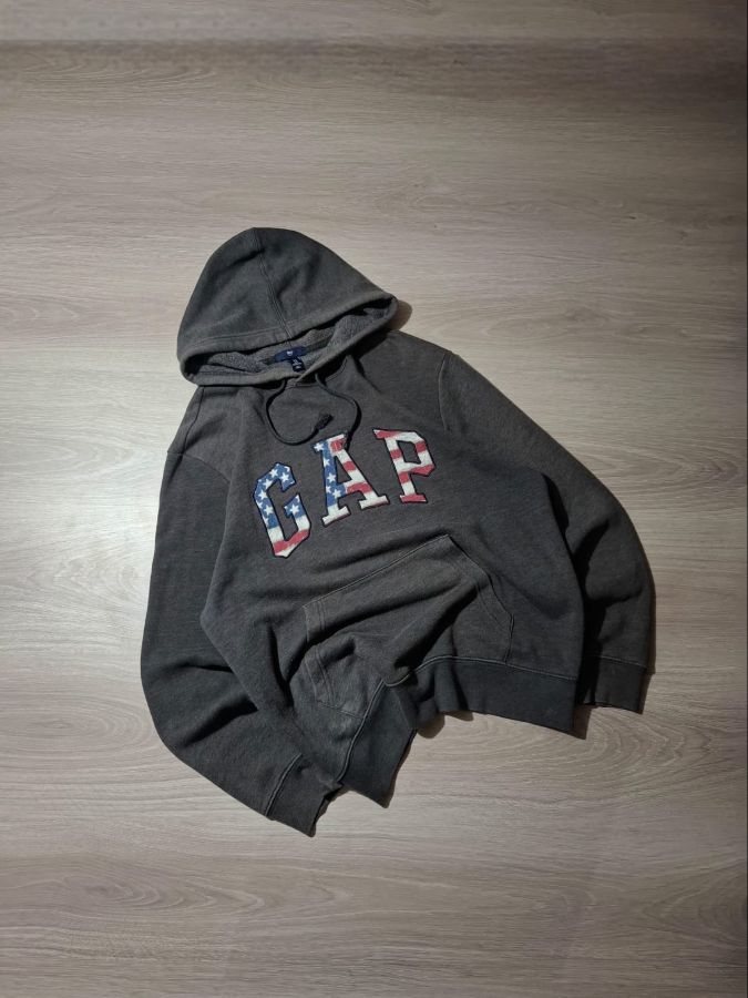 Vintage Gap USA Flag Hoodie