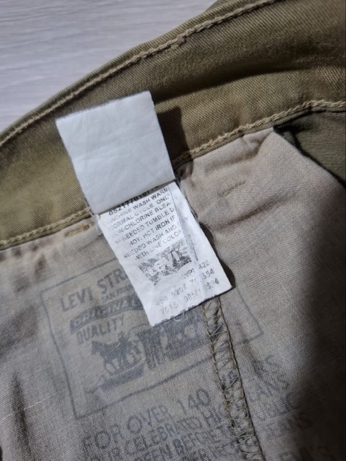 Levi Strauss & Co. Olive Canvas Workwear Pants