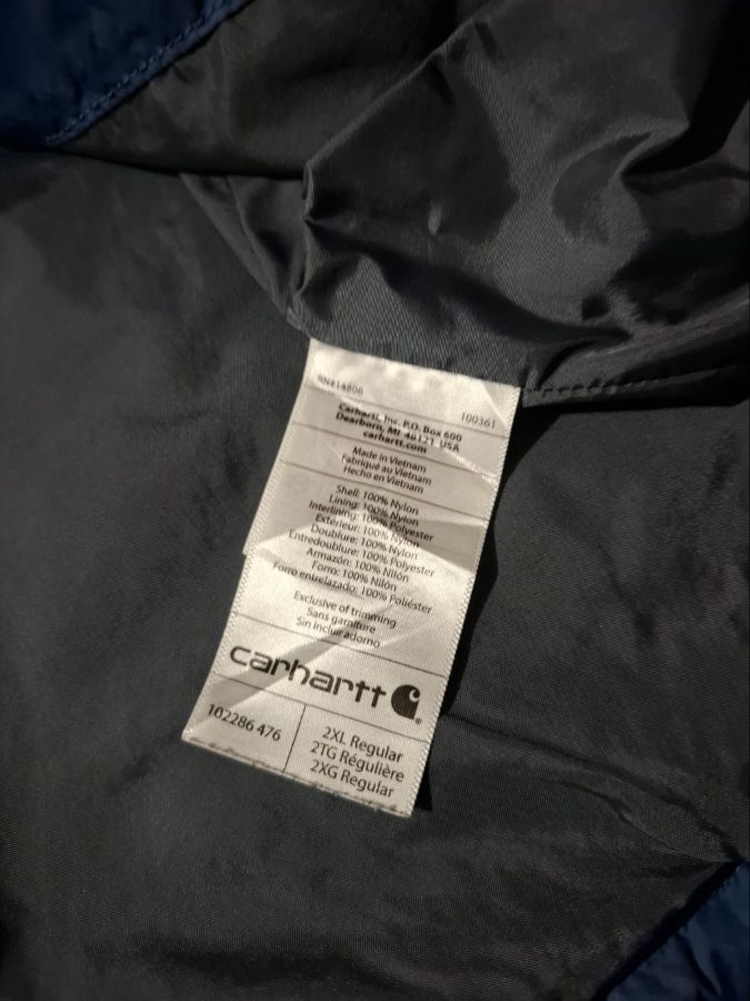 Carhartt Insulated Lightweight Vest Dark Blue