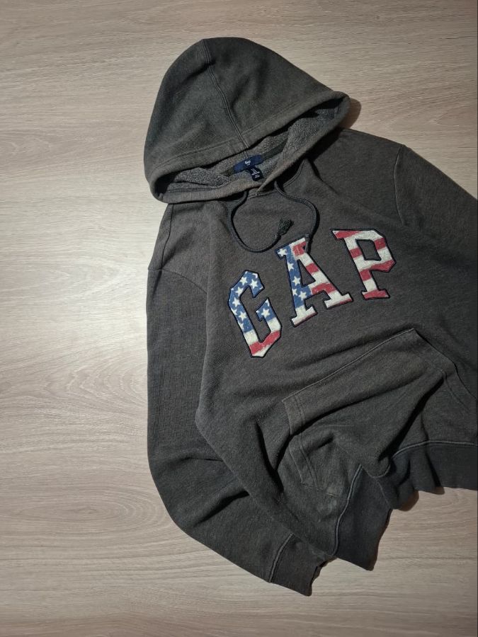 Vintage Gap USA Flag Hoodie