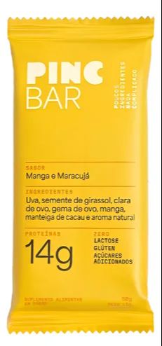 Barra de Proteína - Manga e Maracujá - Pinc Bar -50g
