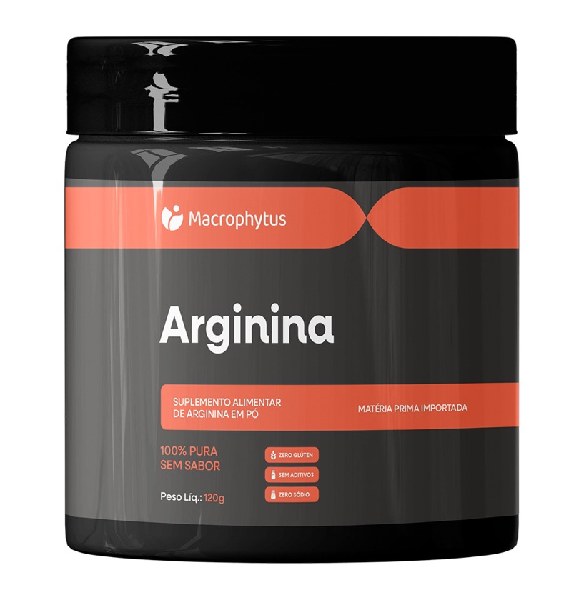 Arginina vasodilatadora - Macrophytus - 120g