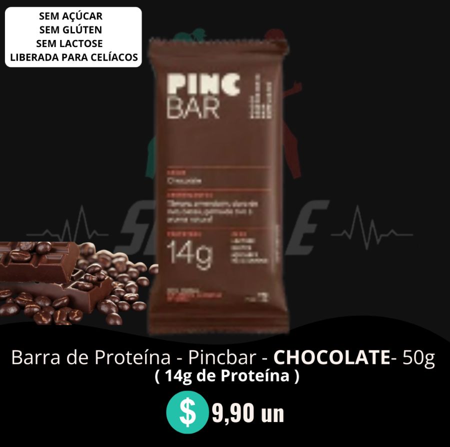 Barra de Proteína Chocolate - PincBar - 50g