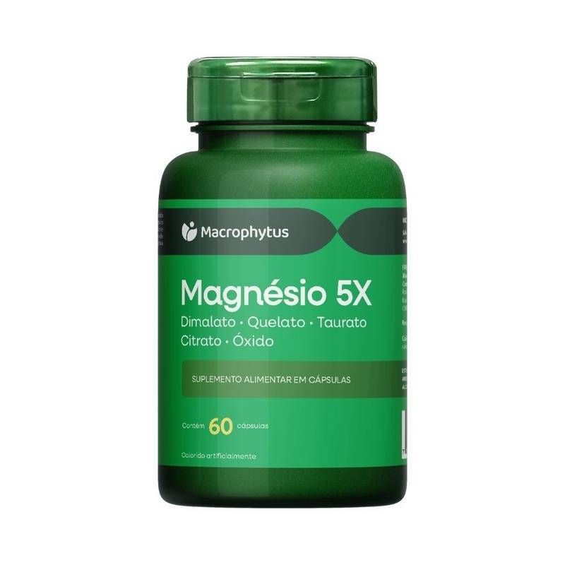 5 Magnésios - Macrophytus - 60 cápsulas