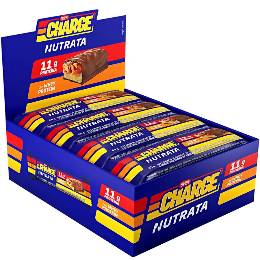 Barra de Proteína CHARGE original - Nutrata - 45g