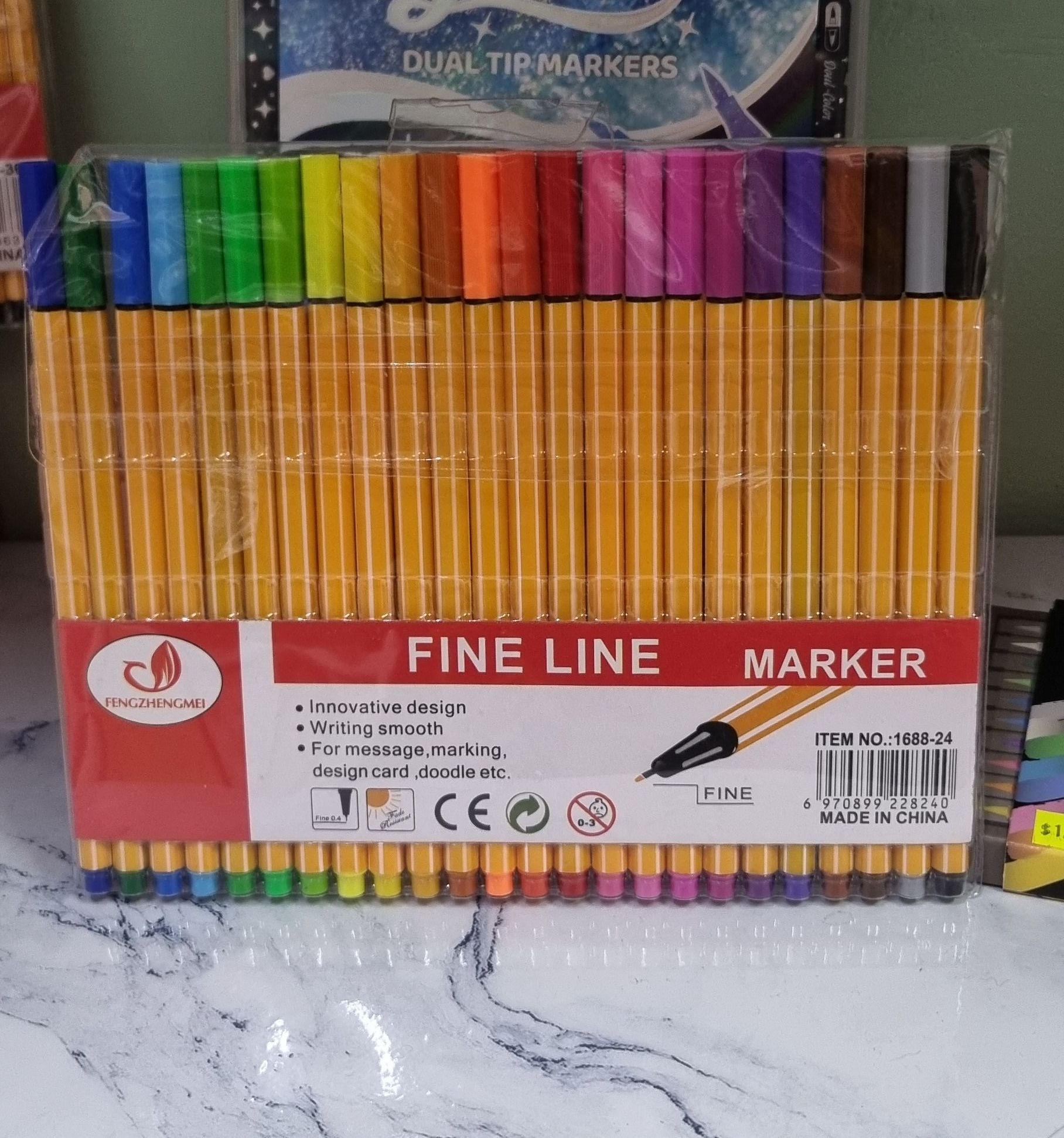 Fine Line Marker 24 piezas