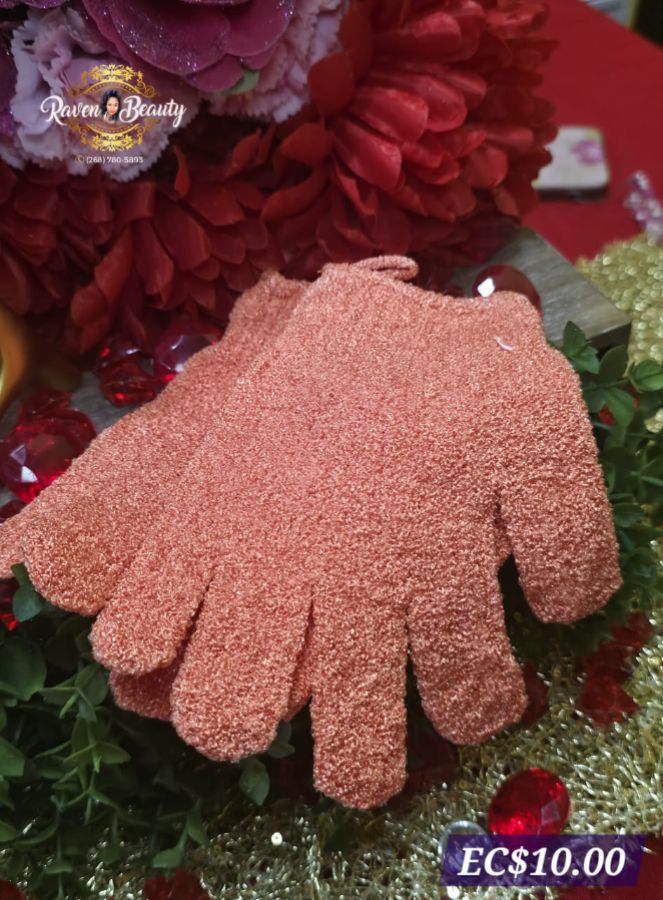 Orange - Exfoliating Glove - Pair