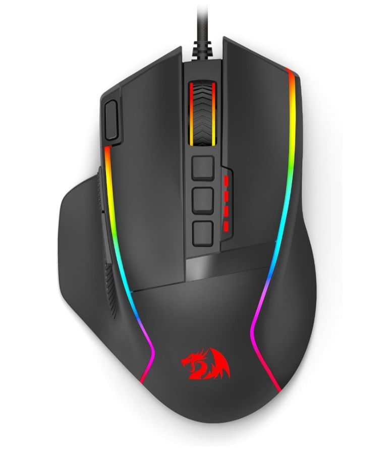 🖱️ MOUSE GAMER REDRAGON SWAIN PRETO M915-RGB V2