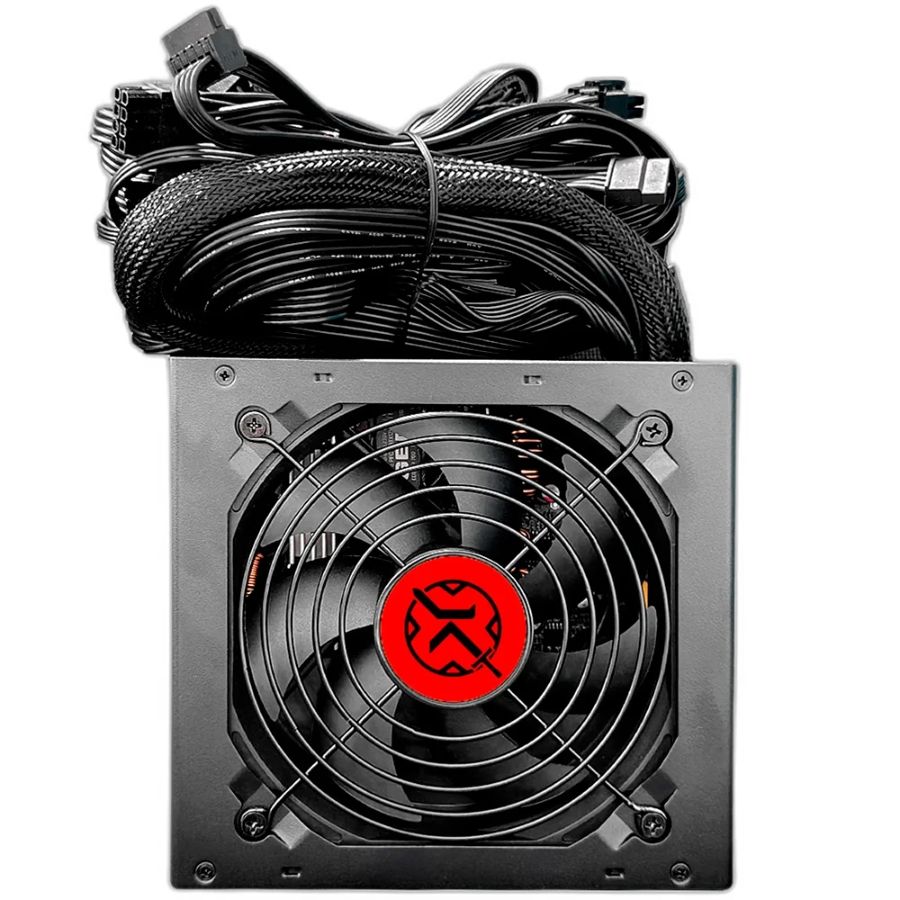 FONTE GAMER KALKAN 750W WATTS 80 PLUS BRONZE PRETO