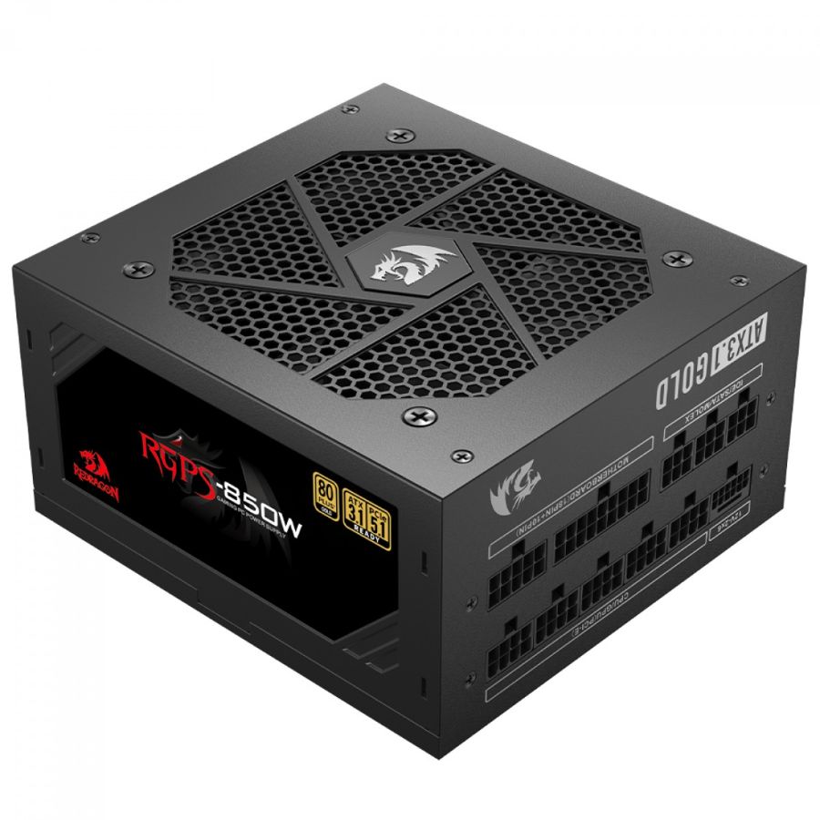 Fonte Gamer Redragon RGPS 850W Full Modular 80 Plus Gold (GC-PS010 V2)