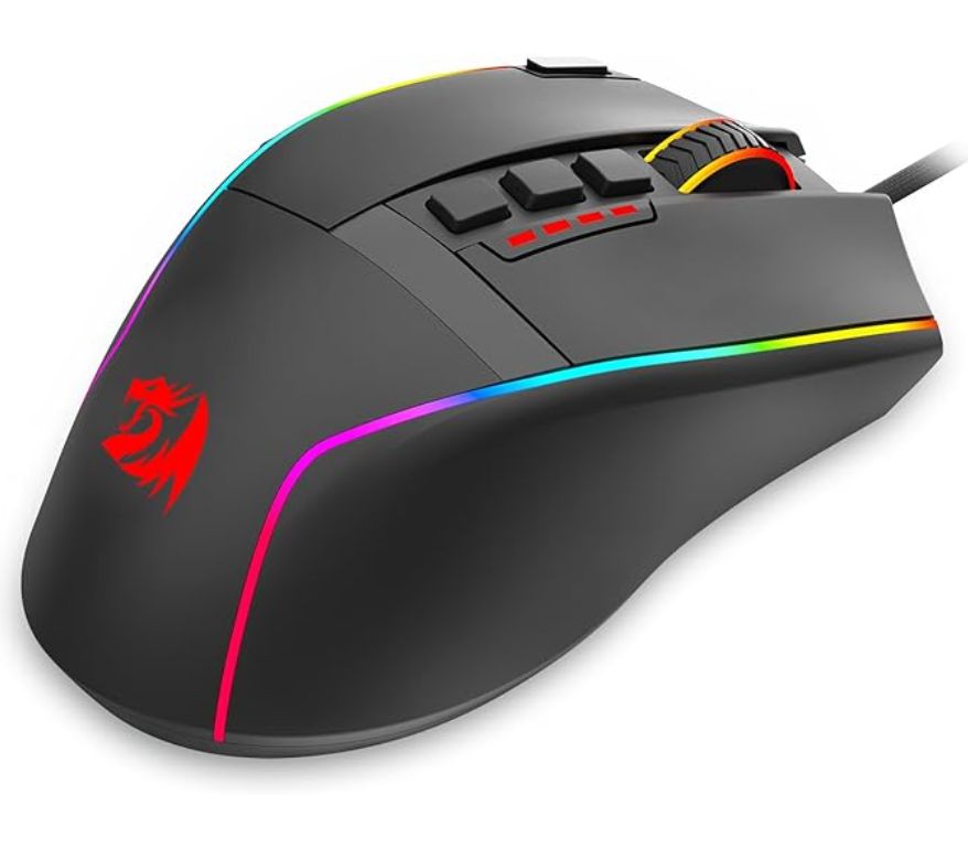 🖱️ MOUSE GAMER REDRAGON SWAIN PRETO M915-RGB V2
