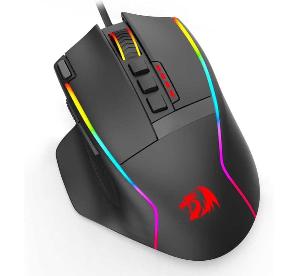 🖱️ MOUSE GAMER REDRAGON SWAIN PRETO M915-RGB V2
