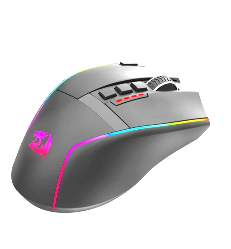 🖱️ MOUSE GAMER REDRAGON SWAIN PRO PRETO SEM FIO