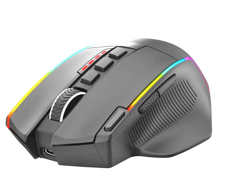 🖱️ MOUSE GAMER REDRAGON SWAIN PRO PRETO SEM FIO
