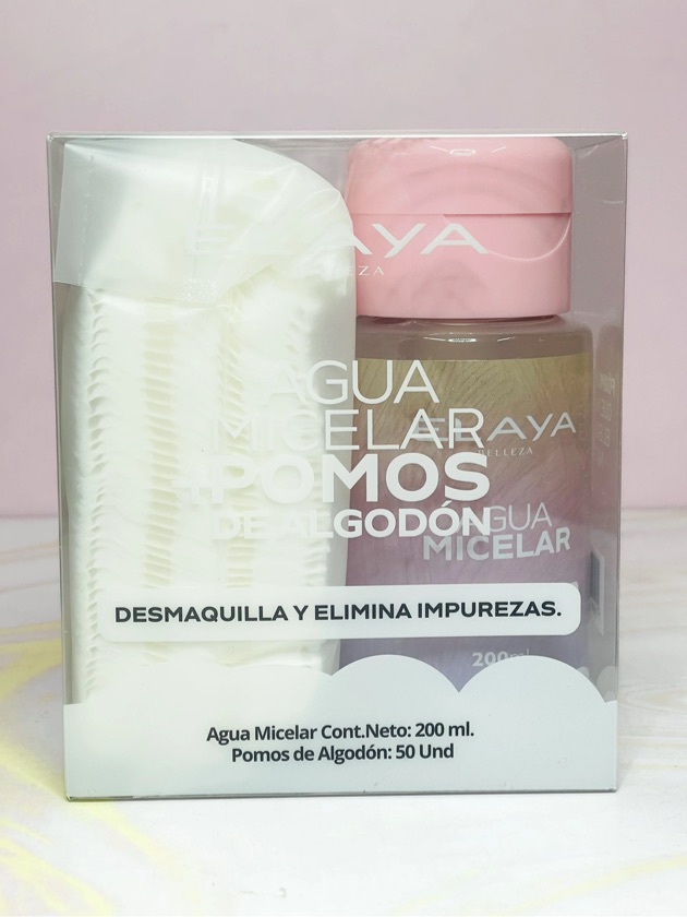 AGUA MICELAR + POMOS ELAYA