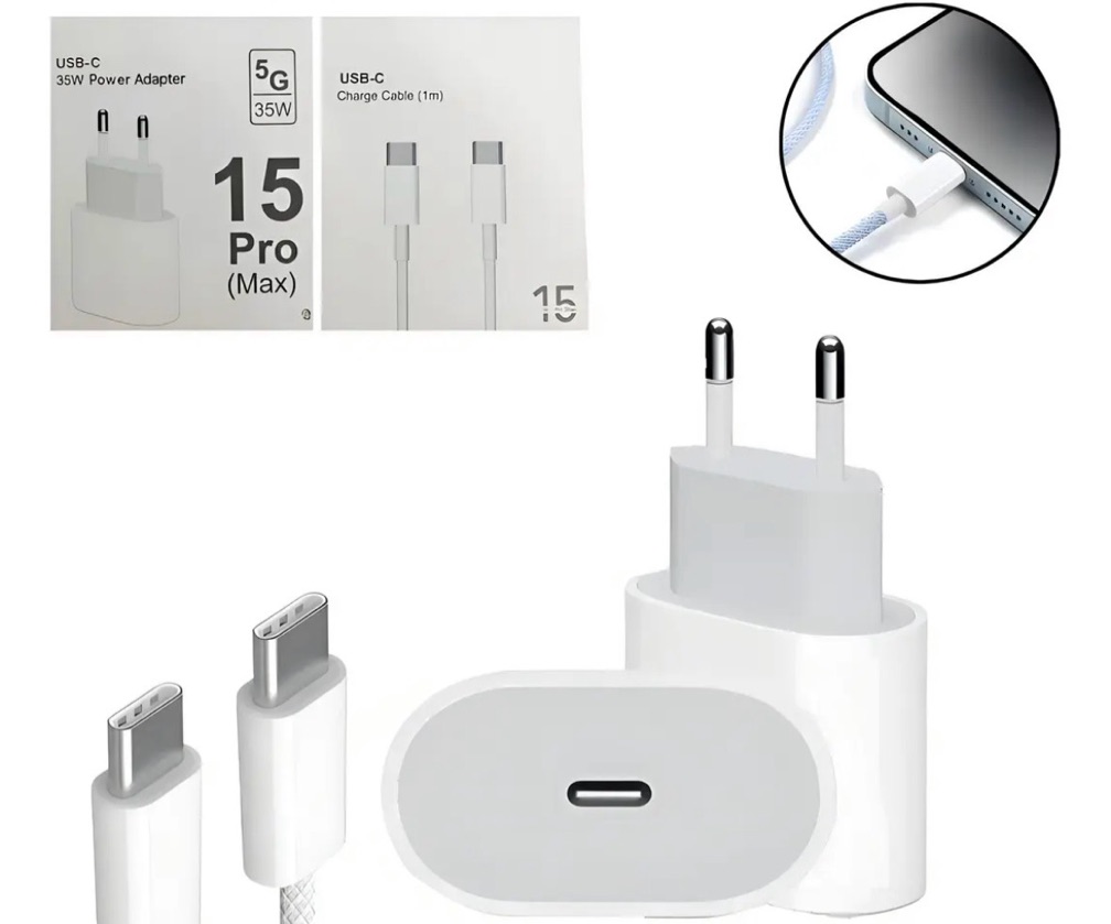 Carregador Iphone (Fonte + Cabo)