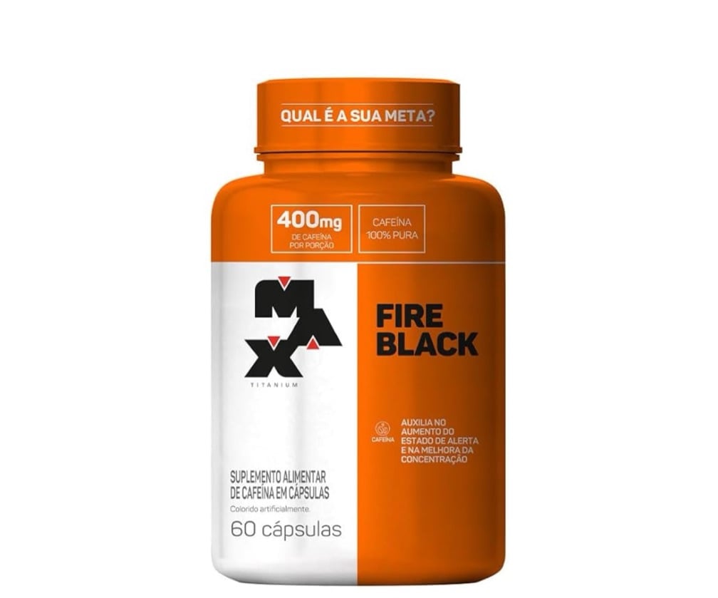 Cafeína Max Titanium - 60 cápsulas