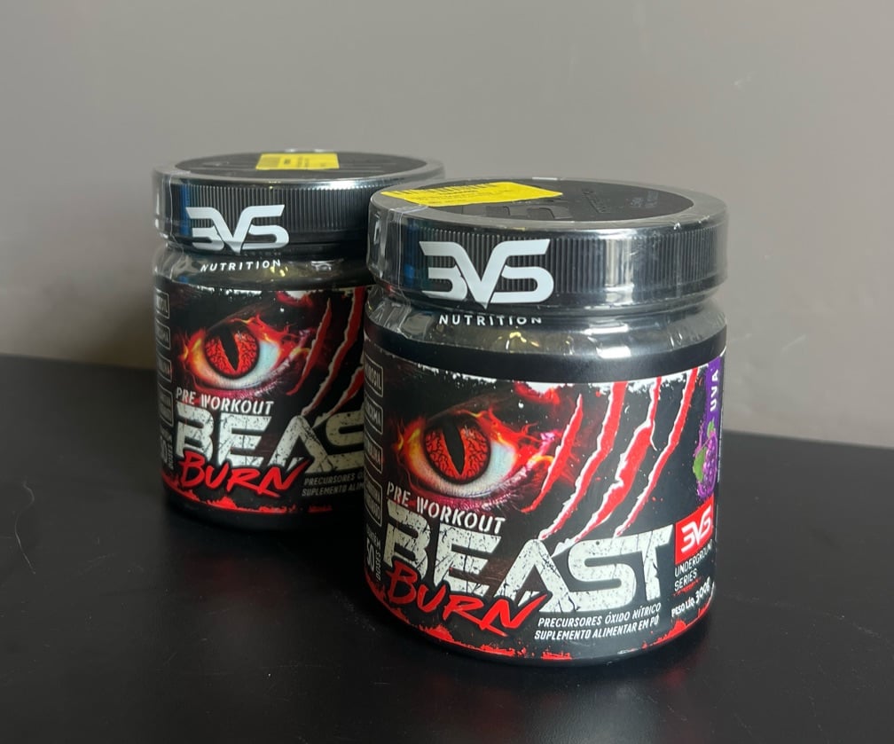 Beast Burn - BVS Nutrition 300g - Frutas vermelhas