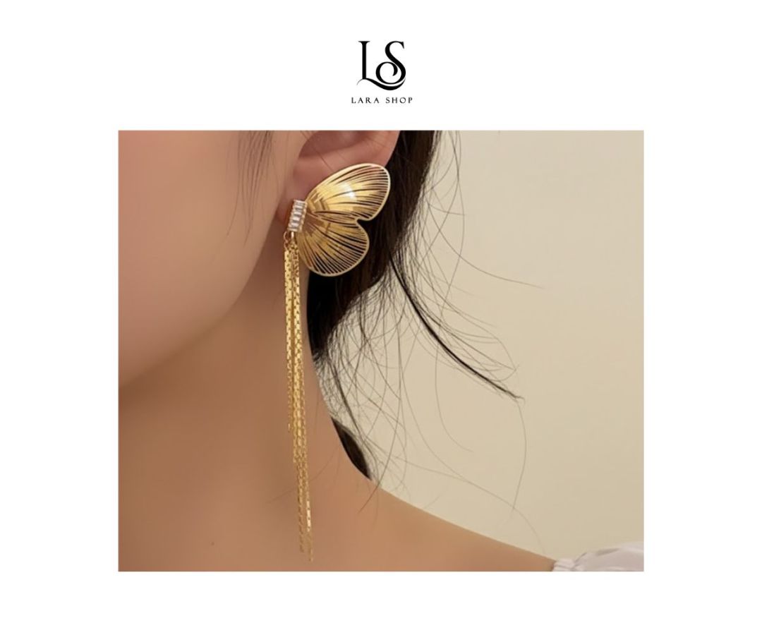 Aretes Golden Leaf