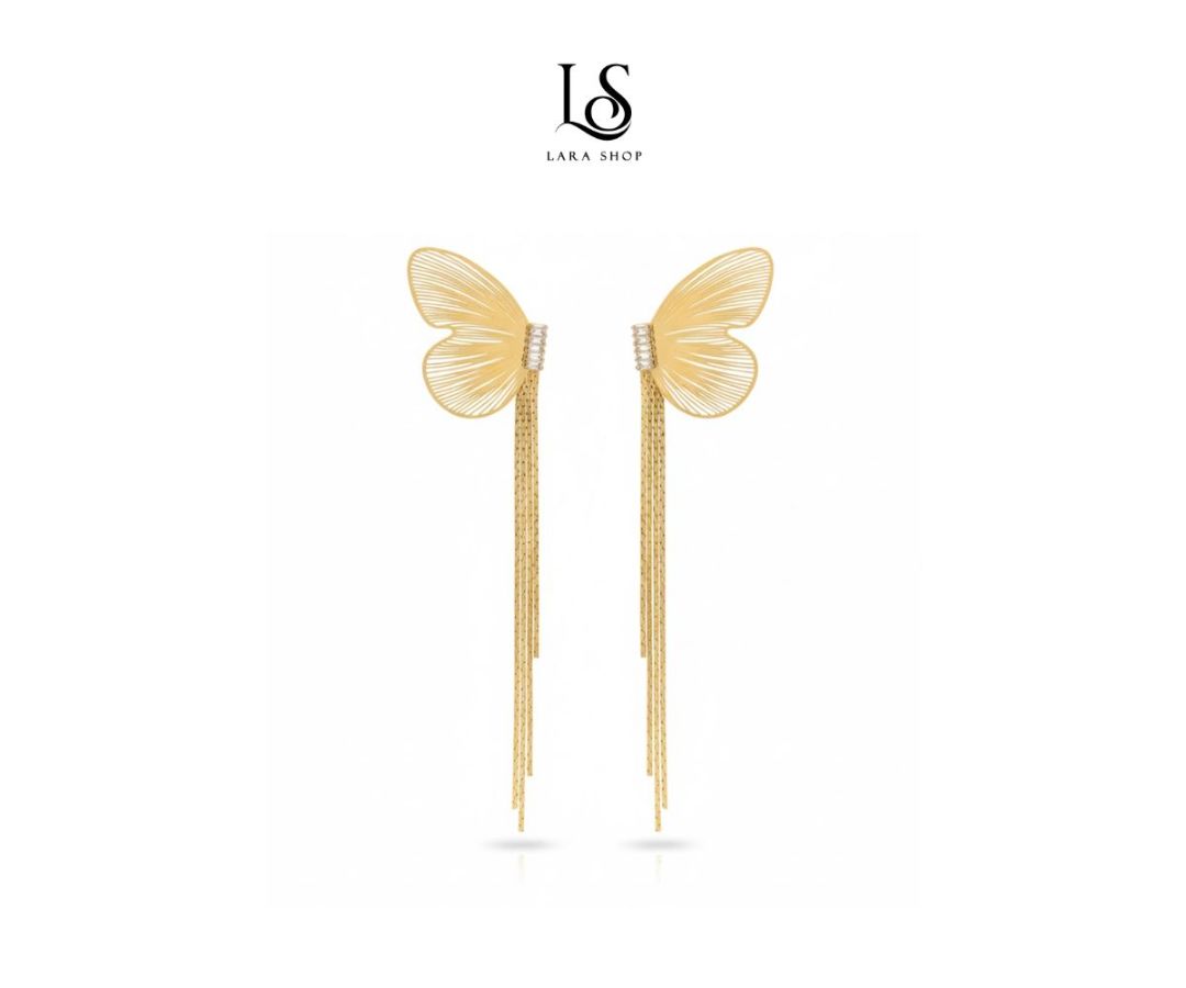 Aretes Golden Leaf