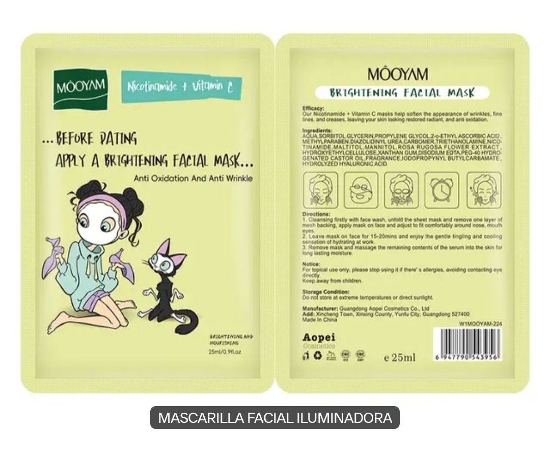 Mascarilla antioxidante