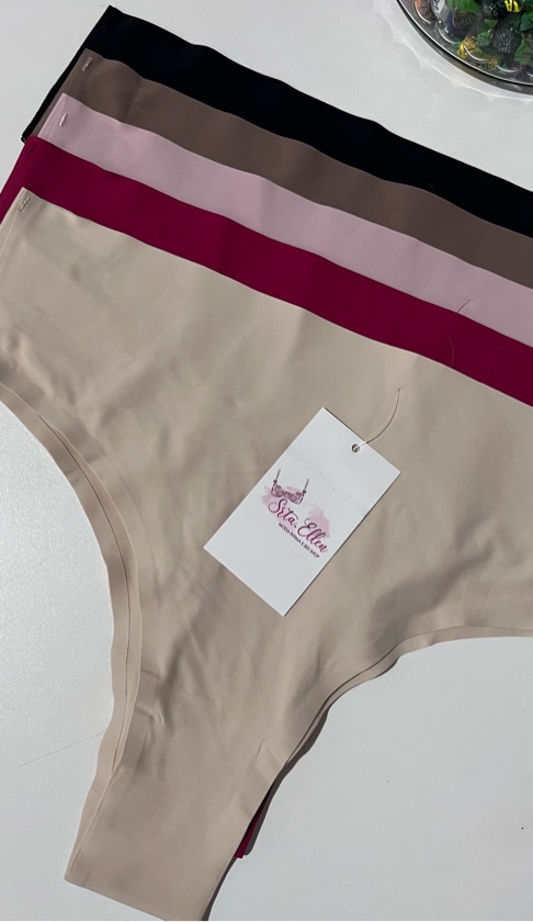 Calcinha Plus Size Pala Alta Sem Costura