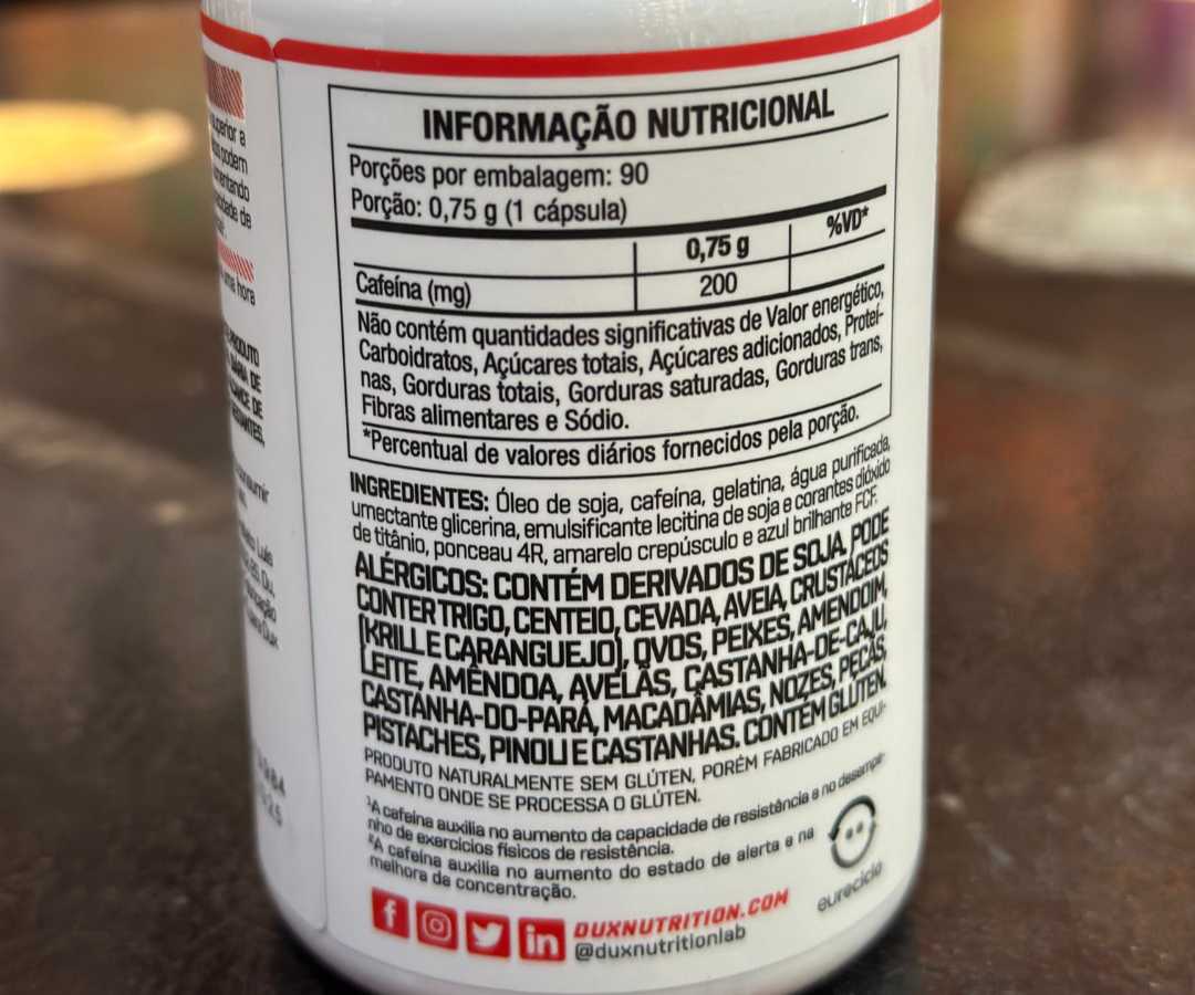 Cafeína DUX 90CAPS