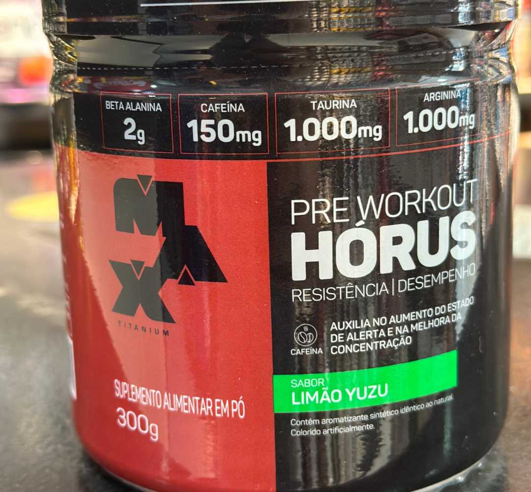 Pré treino horus 300g S/LIMÃO YUZU