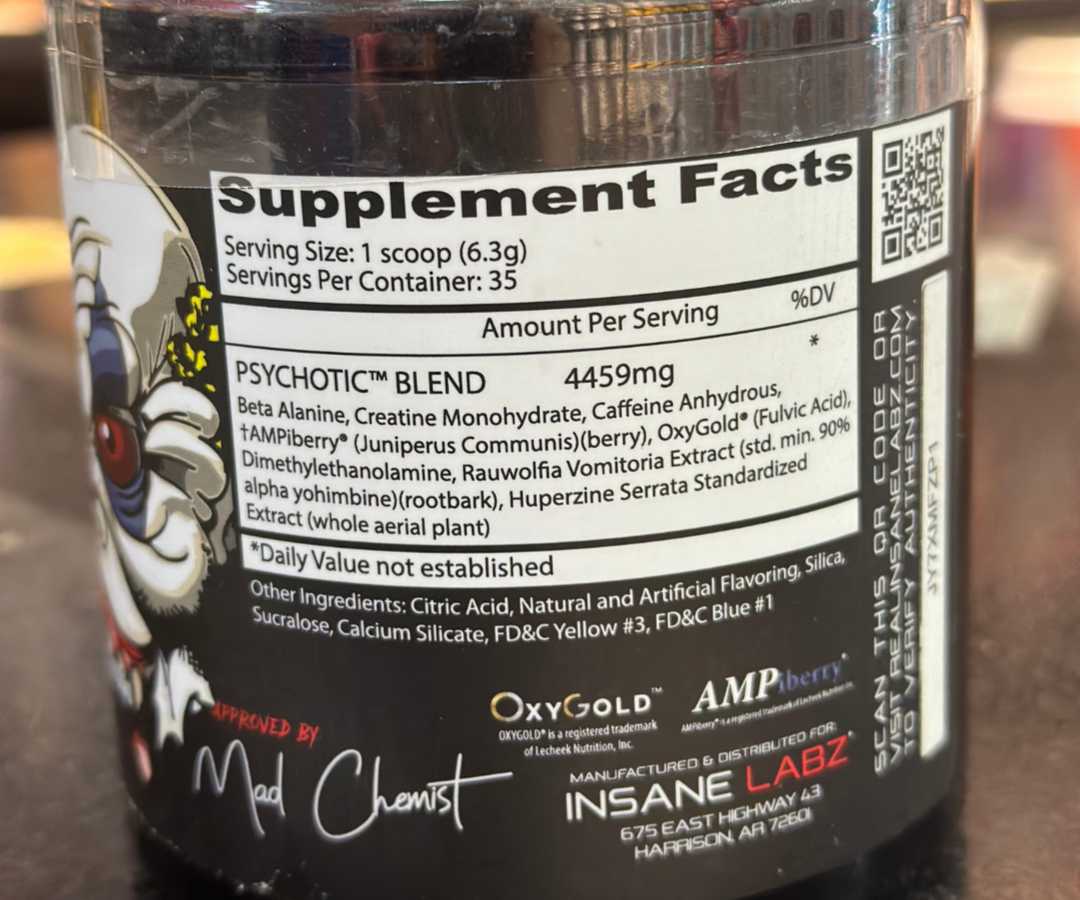 Psychot insane labs 150g S/MAÇÃ VERDE