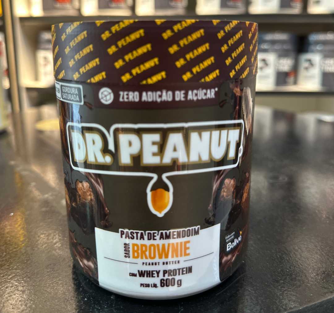 Pasta de amendoim dr. Peanut 600g S/BROWNIE