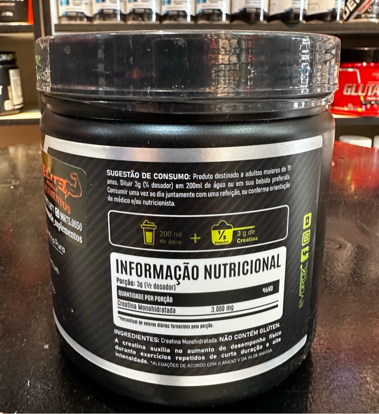 Creatina Evorox 300g monohidratada