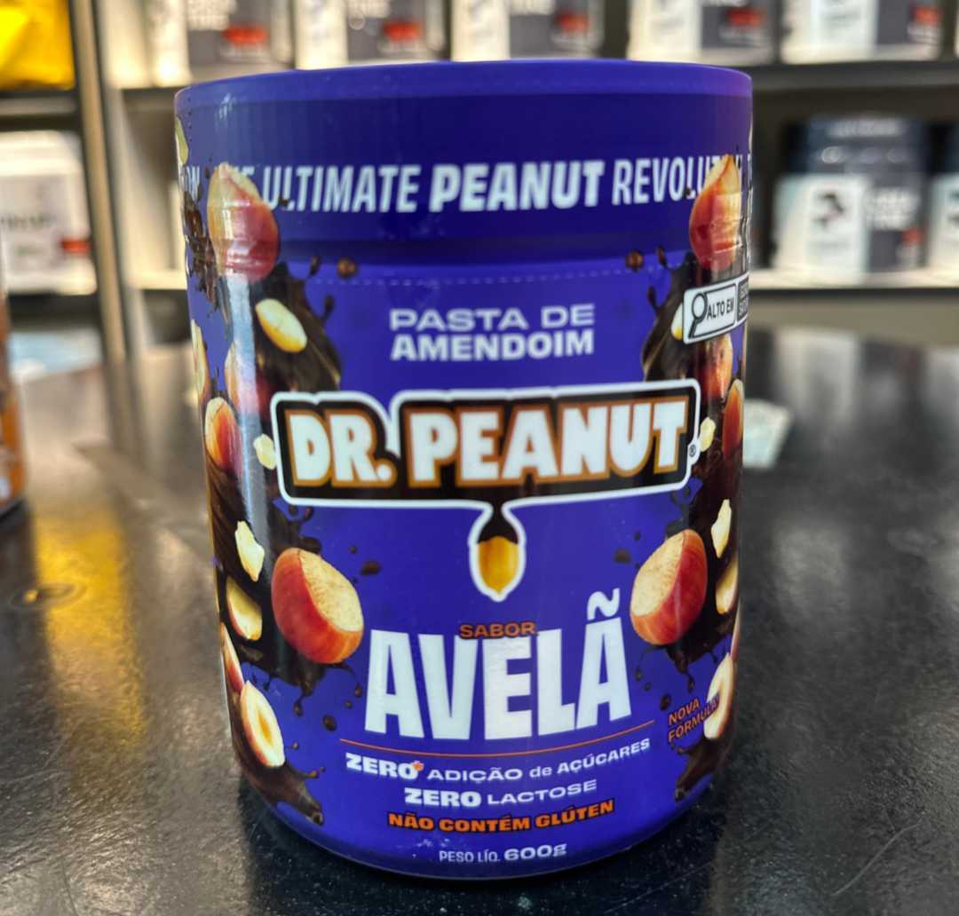 Pasta de amendoim dr. Peanut 600g S/AVELÃ