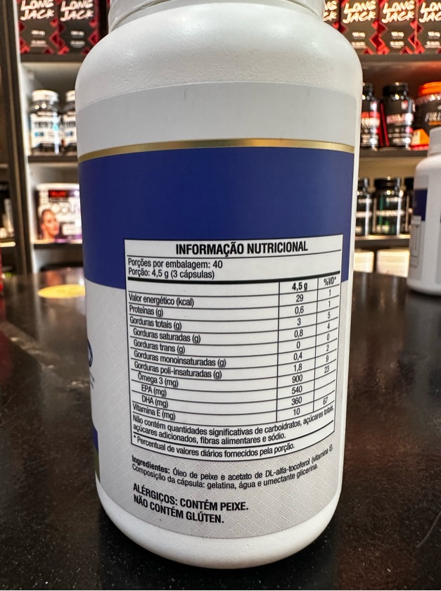 Ômega 3 EPA DHA 120cps
