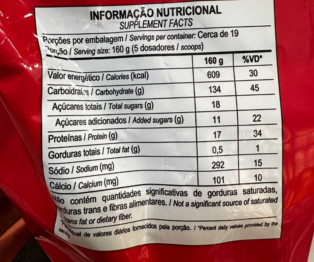 17500 Max 3kg S/MORANGO