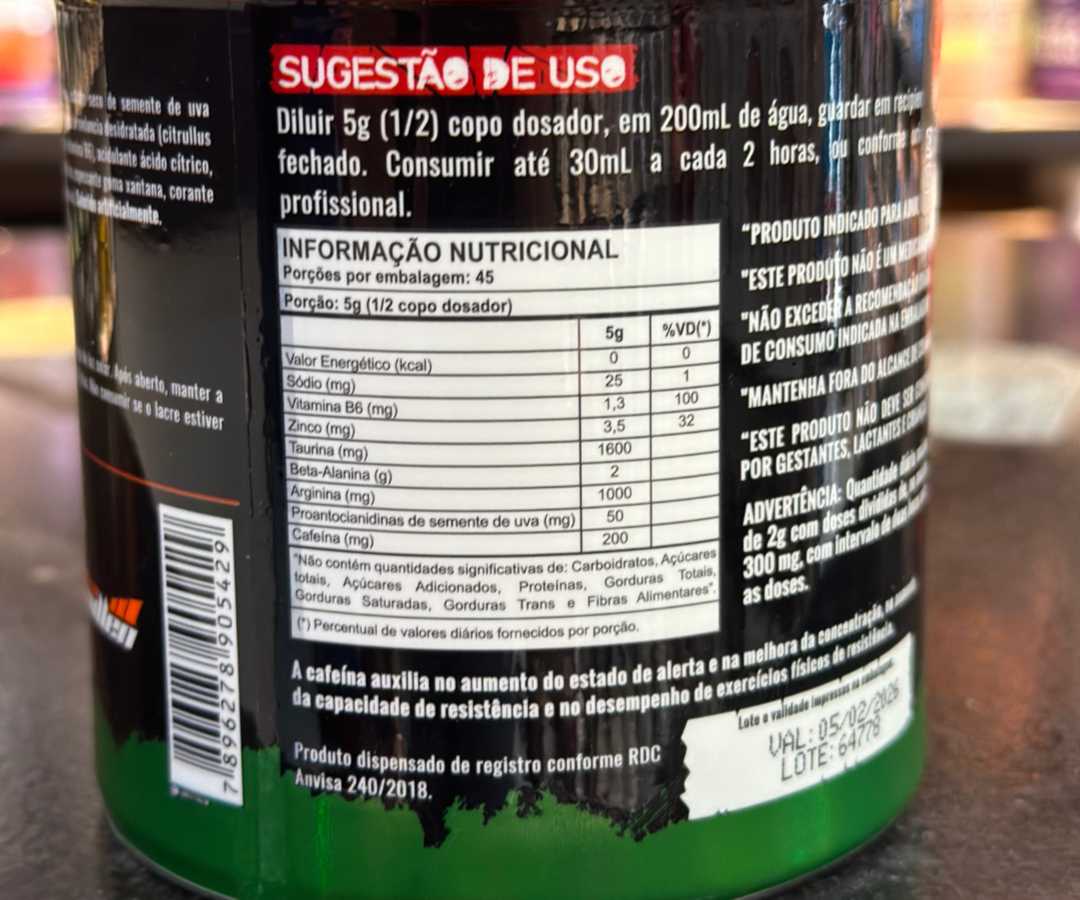 Pré treino c4 beta Pump 225g S/MAÇA VERDE