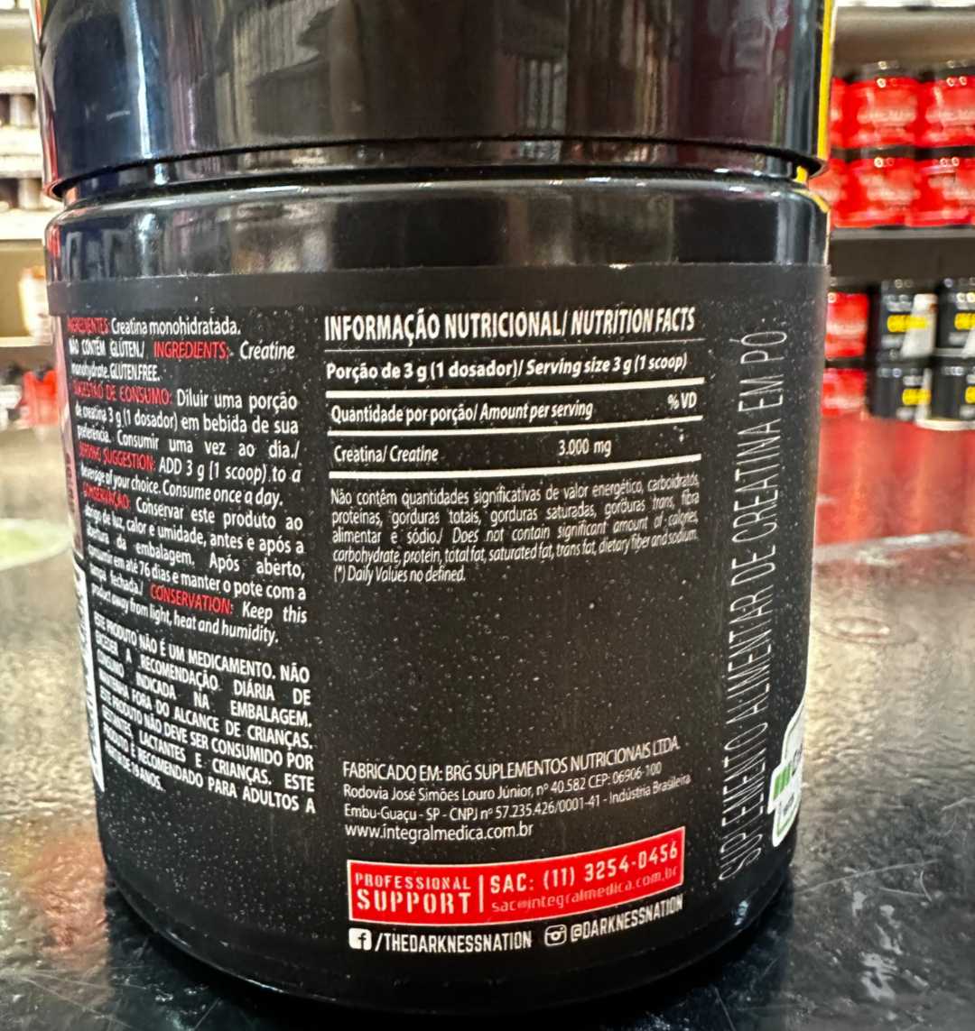 Creatina Darkeness Creapure 200g