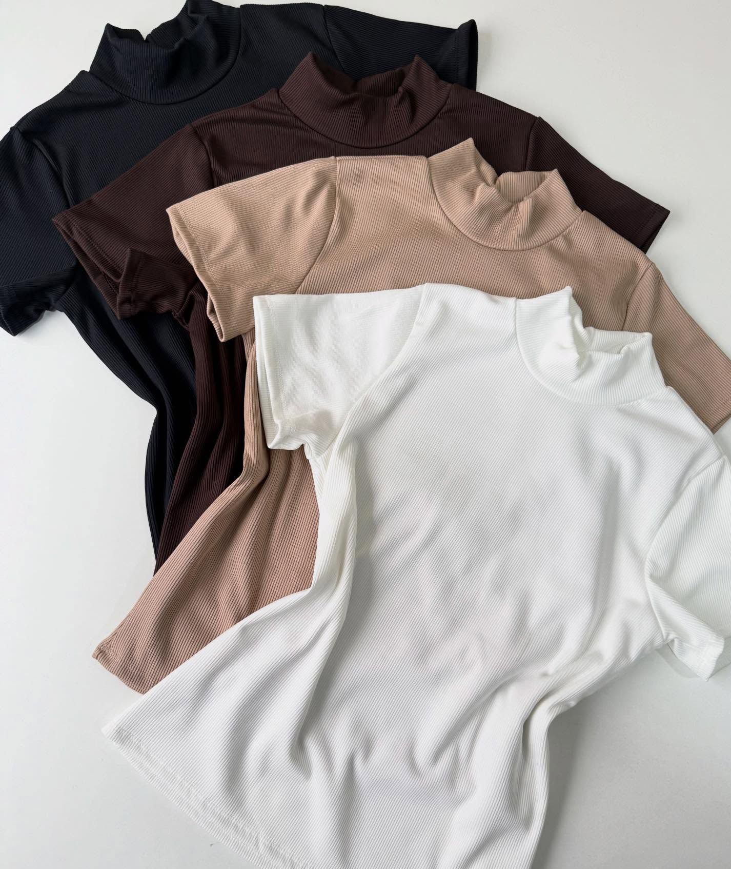 Blusa Gola Manga Curta Ribaninha